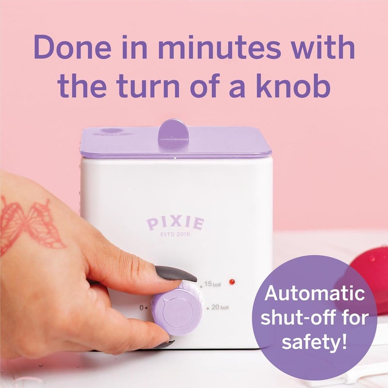 Pixie Cup Pixie Menstrual Cup & Disc Boiler Sterilizer - Easily Clean Your Period Cup in Boiling Water! Kills 99.9% of Germs with Cleaner Solution for Feminine Care - FSA Eligible and HSA Eligible - Image 4